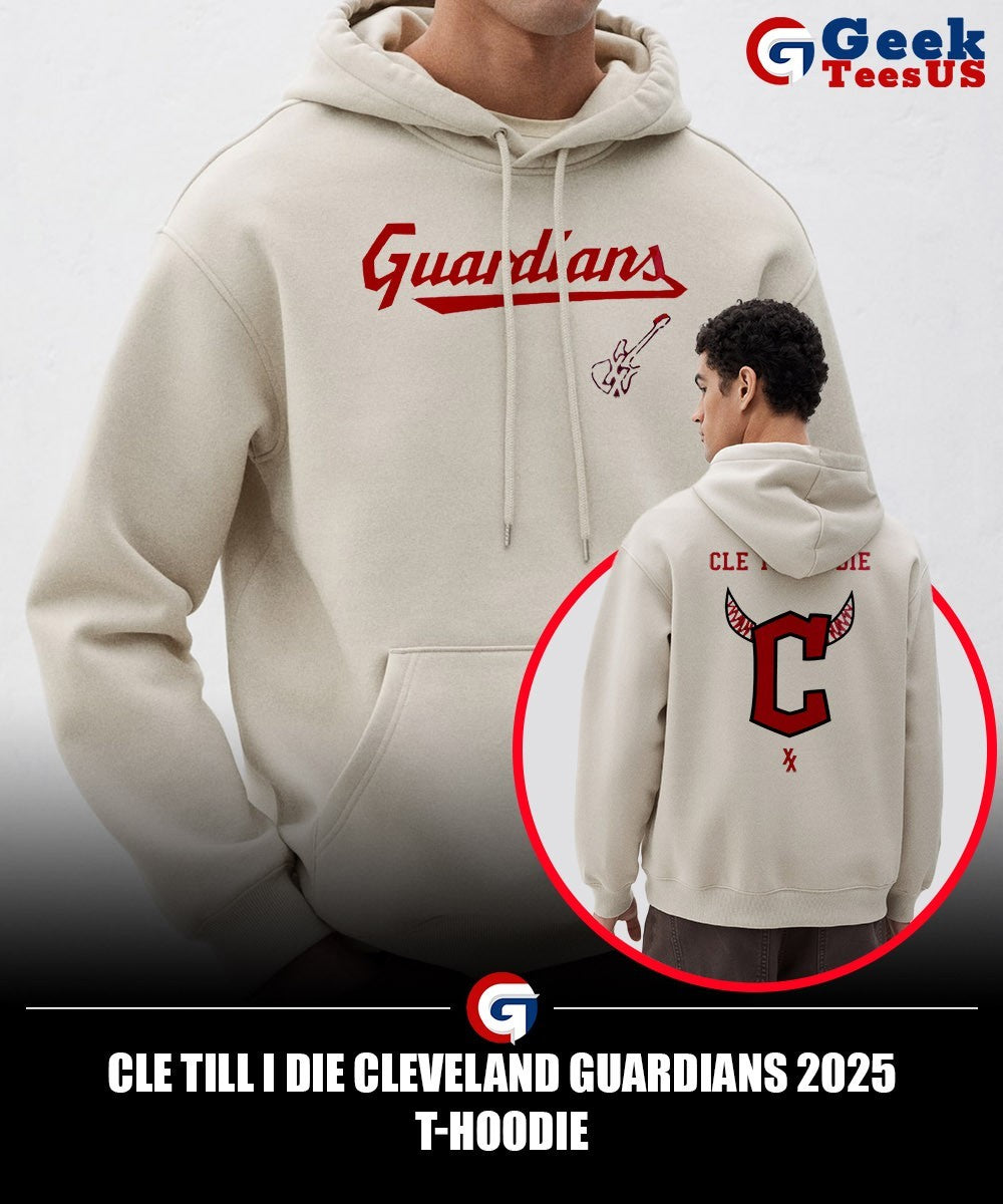 Cle Till I Die Cleveland Guardians 2025 T-shirt