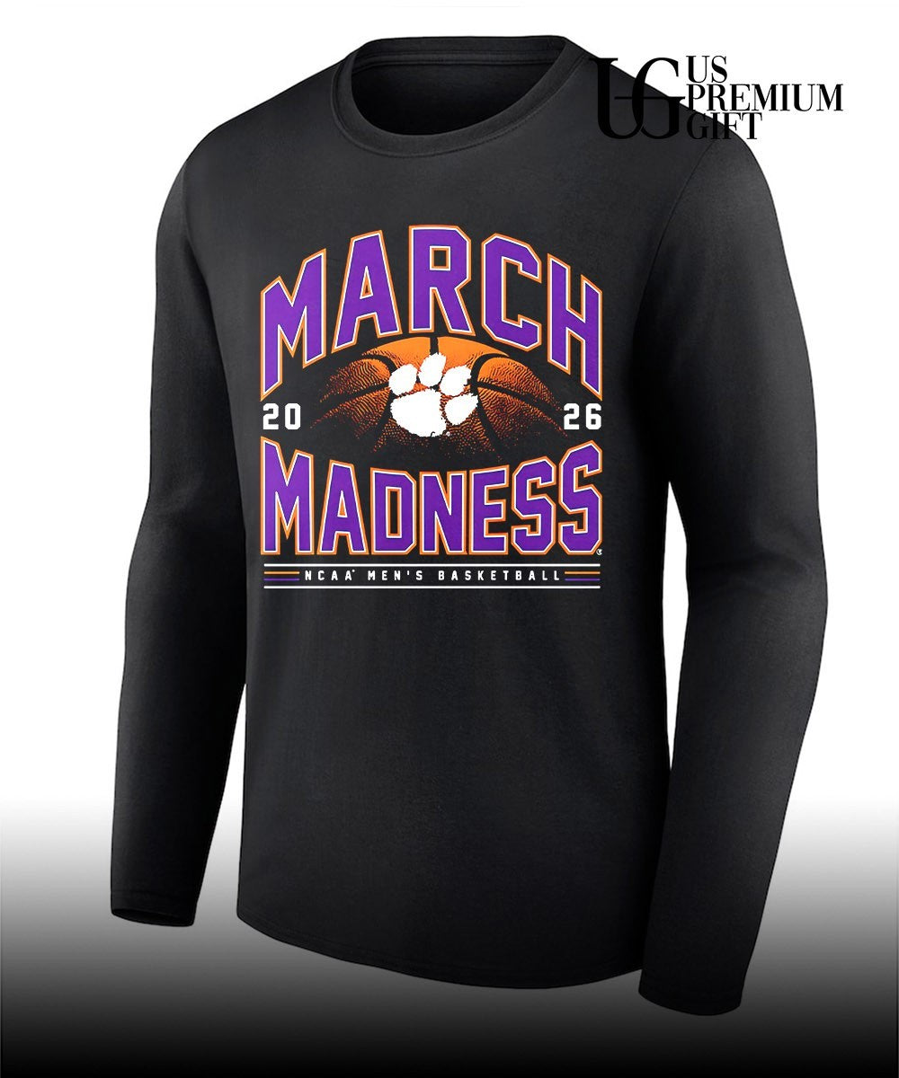 Clemson Tigers Men’s basketball 2026 NCAA March Madness shirt
