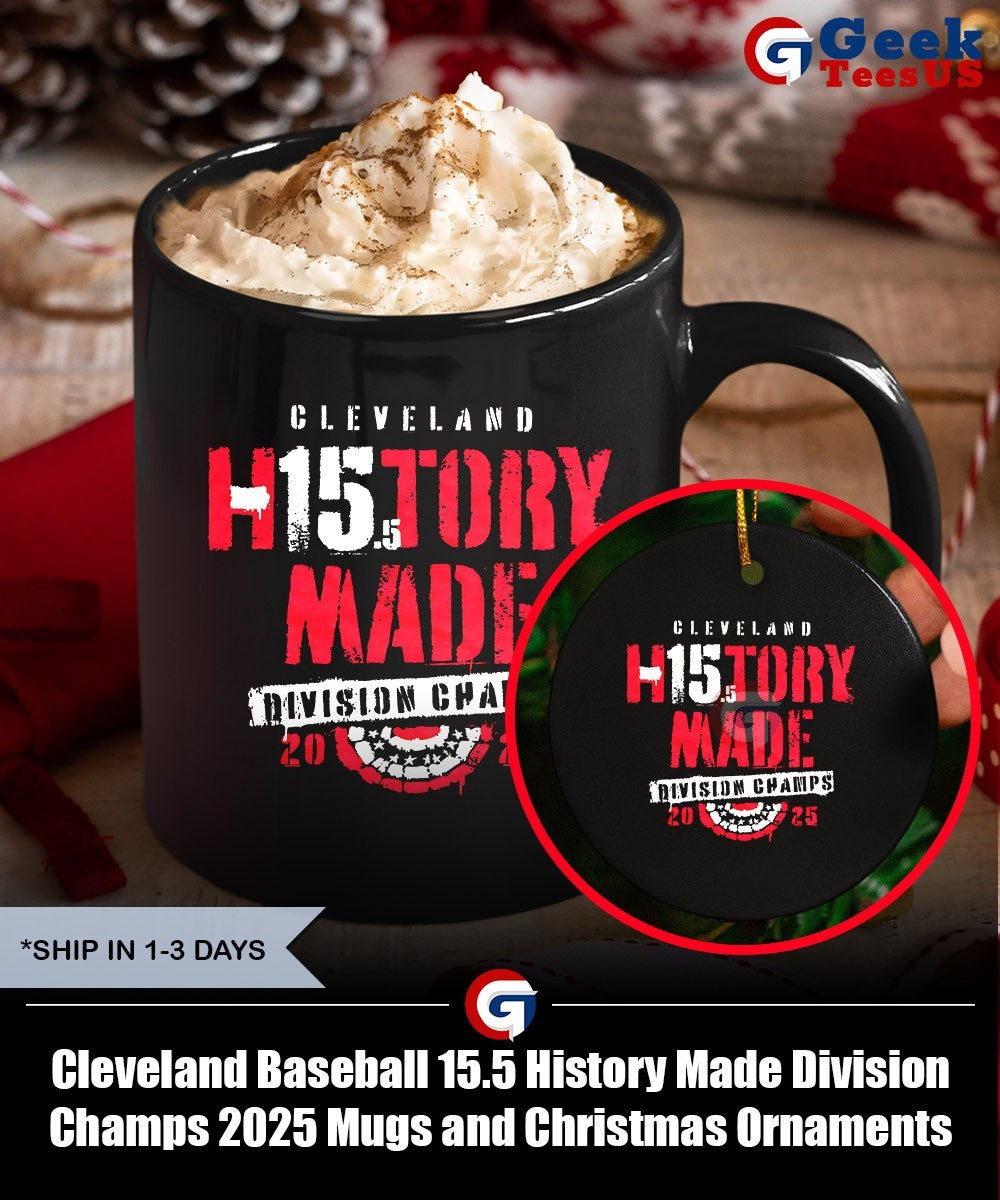Cleveland Baseball 15.5 History Made Division Champs 2025 shirt