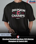 Cleveland Baseball Guardians 2025 Division Champions AL Central shirt