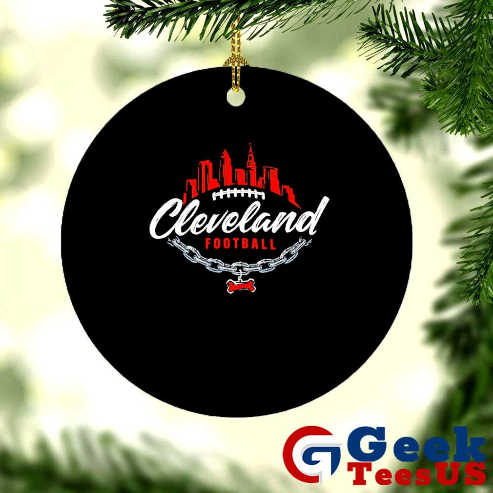 Cleveland Browns script skyline chain shirt