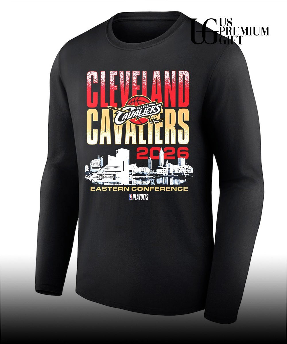 Cleveland Cavaliers Playoffs 2026 Eastern Conference skyline shirt
