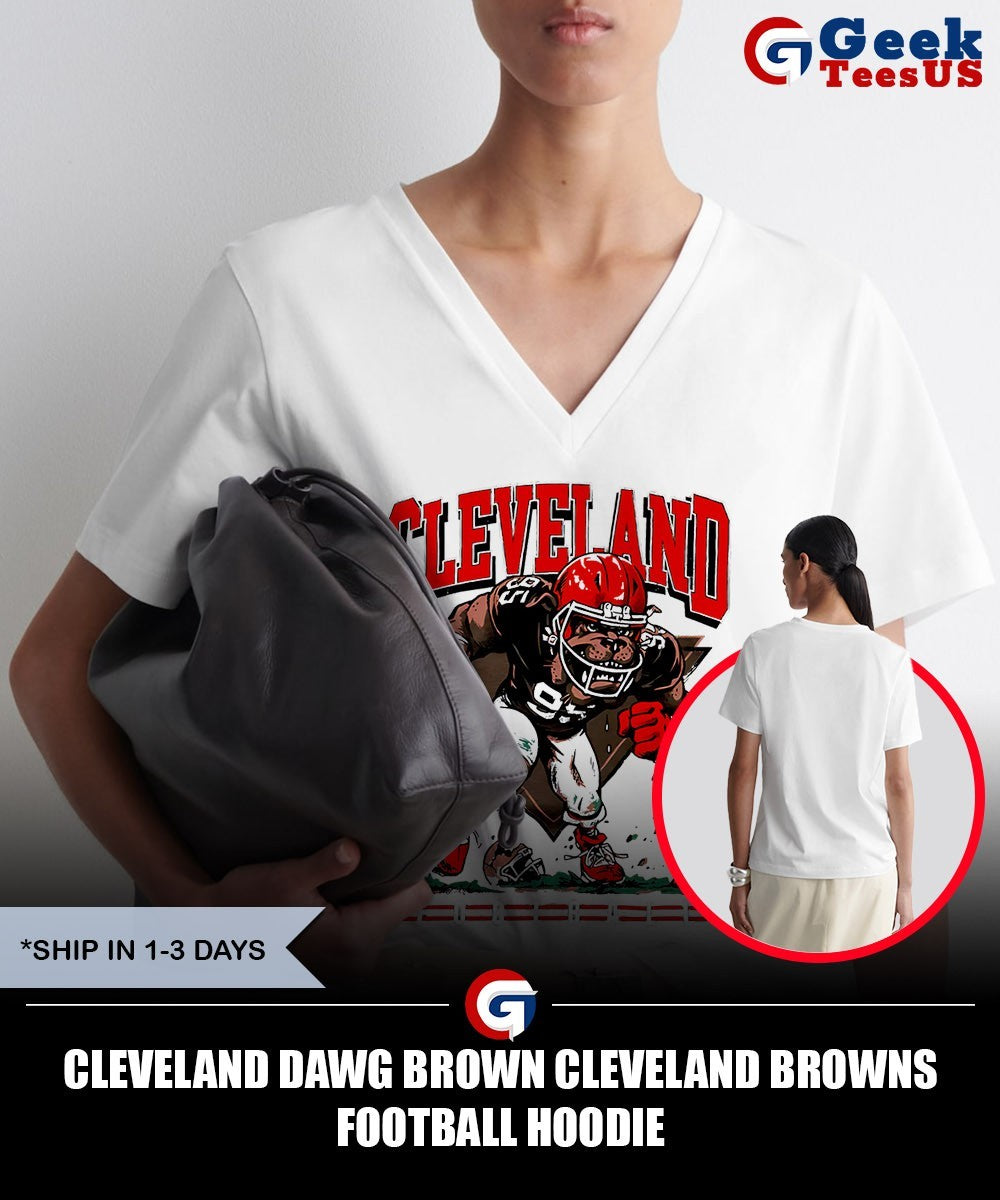 Cleveland Dawg Brown Cleveland Browns football shirt
