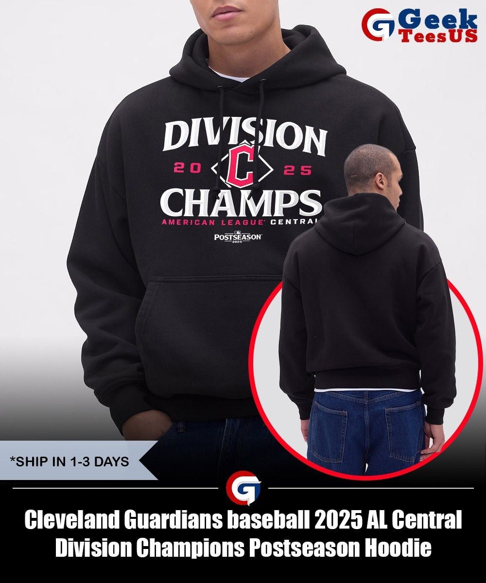 Cleveland Guardians baseball 2025 AL Central Division Champions Postseason shirt