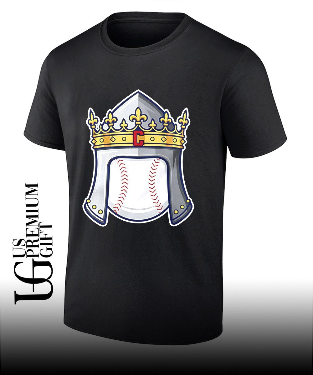 Cleveland Knight helmet Cleveland Guardians baseball shirt