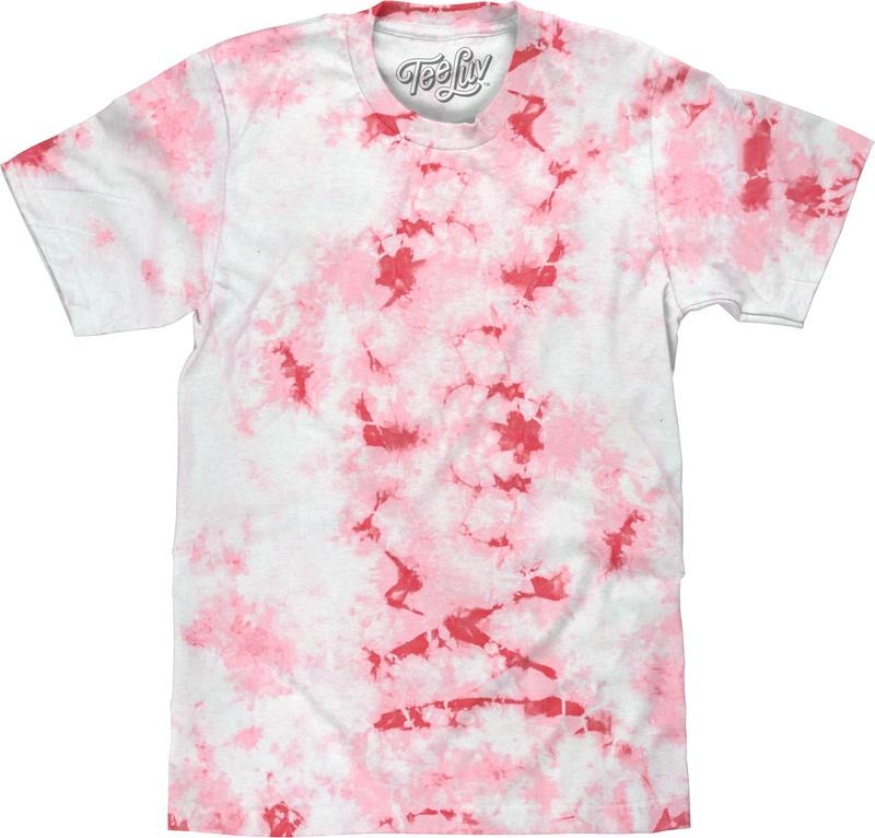 Cloud Wash T-Shirt - Red Tie Dye Hoodie, Sweatshirt | HypeDripTees.com
