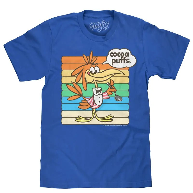 Cocoa Puffs Sonny the Cuckoo Bird T-Shirt - Blue Hoodie, Sweatshirt | HypeDripTees.com
