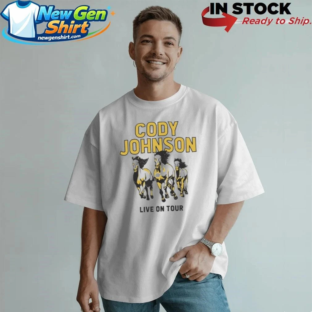 Cody Johnson Horses 2026 Tour Shirt