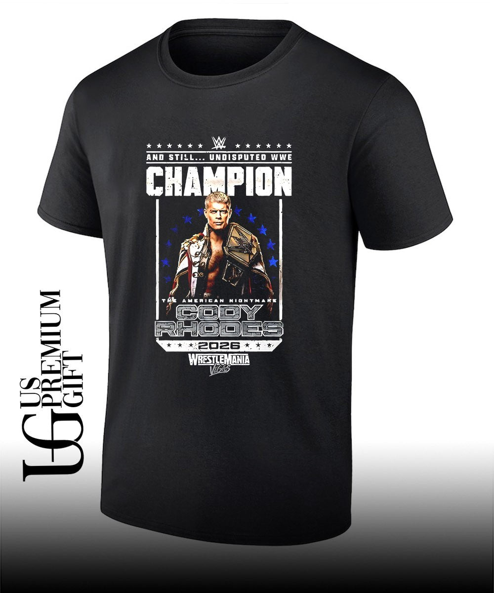 Cody Rhodes WrestleMania 42 Winner 2026 shirt
