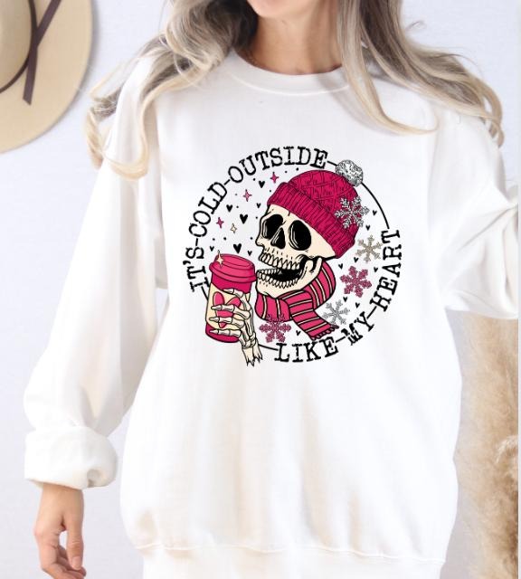 Cold Like My Heart Valentines Day Sweatshirt T-Shirts, Hoodie | HypeDripTees.com