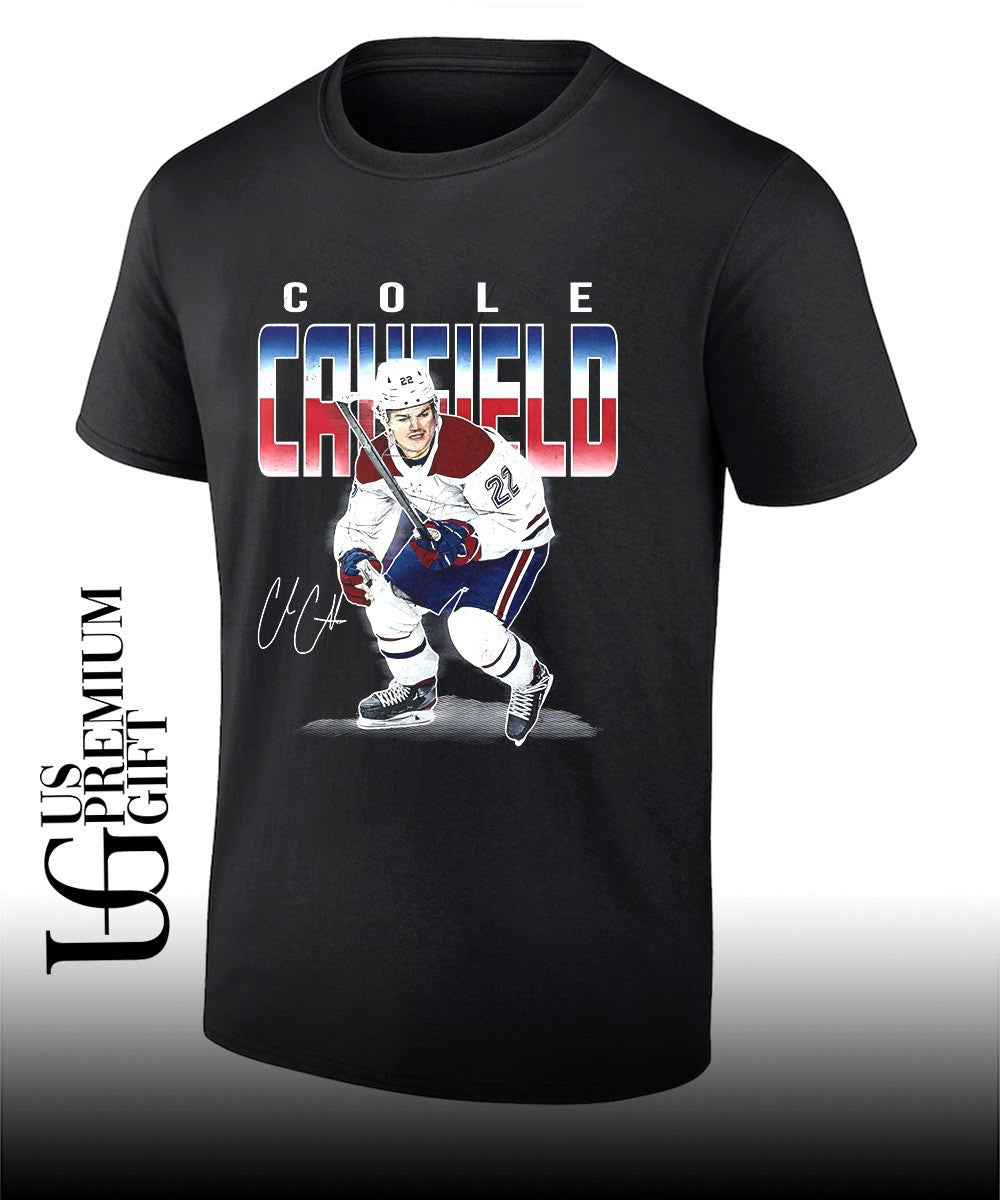 Cole Caufield player Montreal Canadiens NHL signature shirt