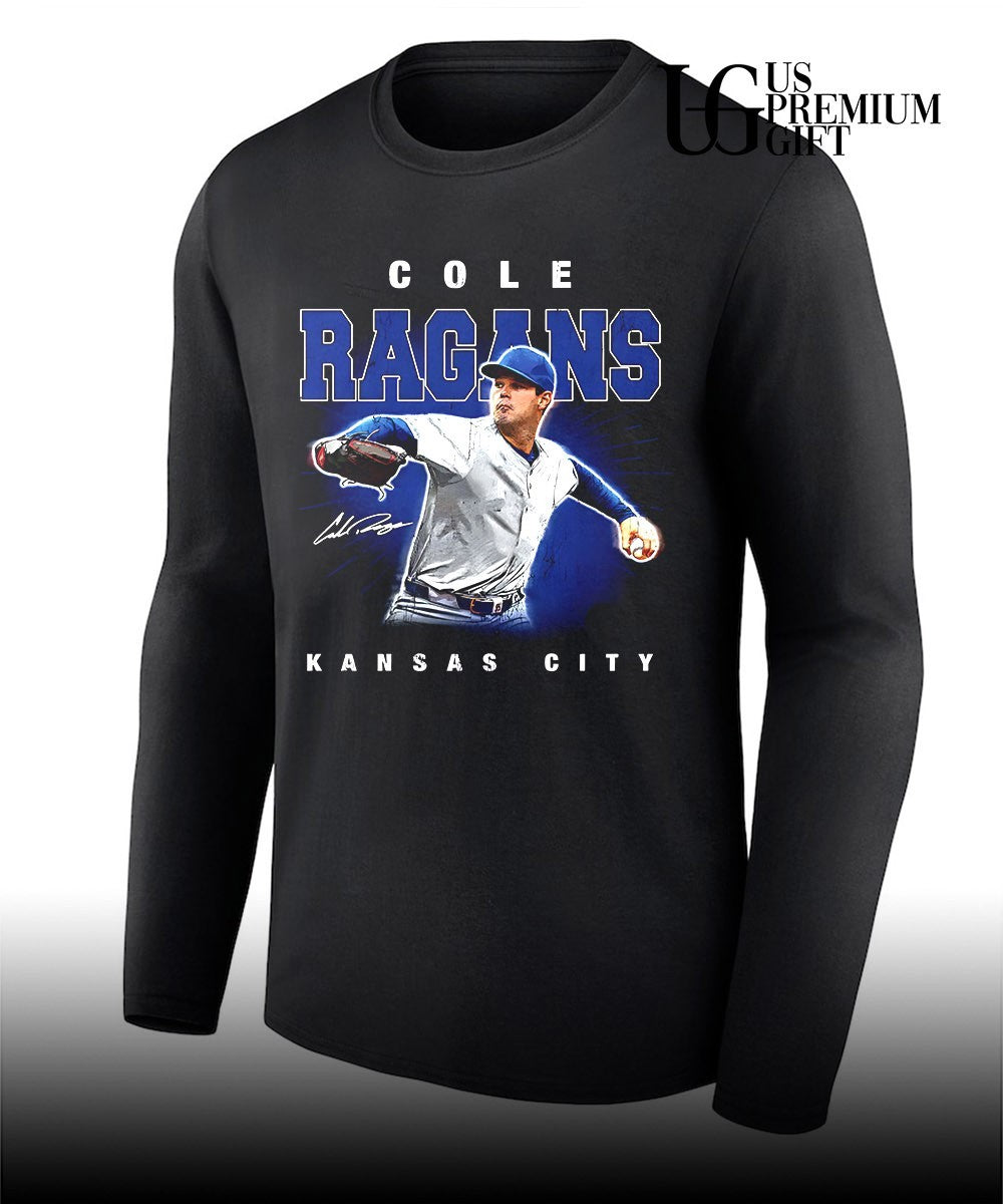 Cole Ragans Kansas City Royals baseball signature graphic shirt