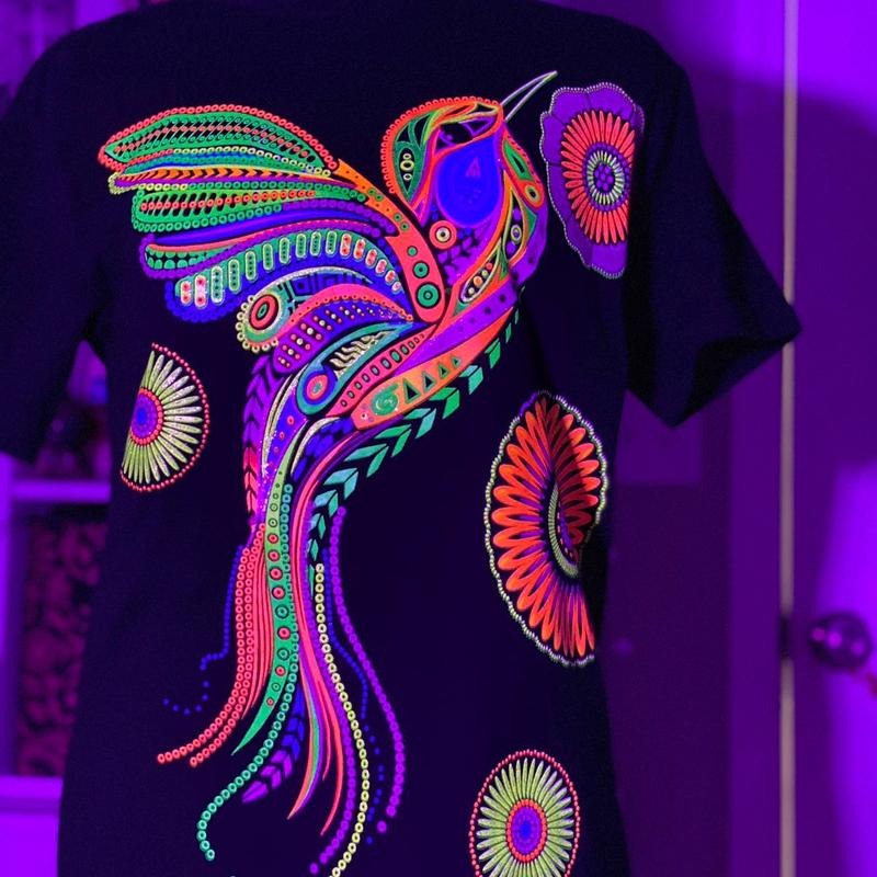 Colibri colores T-shirts Cotton Black Hoodie, Sweatshirt | HypeDripTees.com