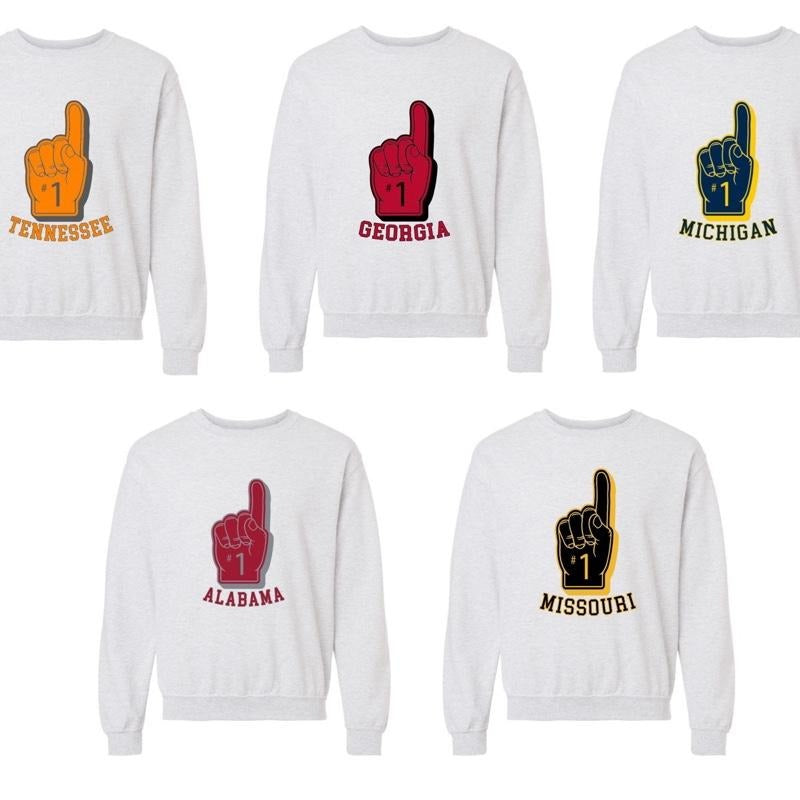 College Retro Sweatshirt State Pride Sweatshirt Comfy Fall Shirt Hoodie | HypeDripTees.com