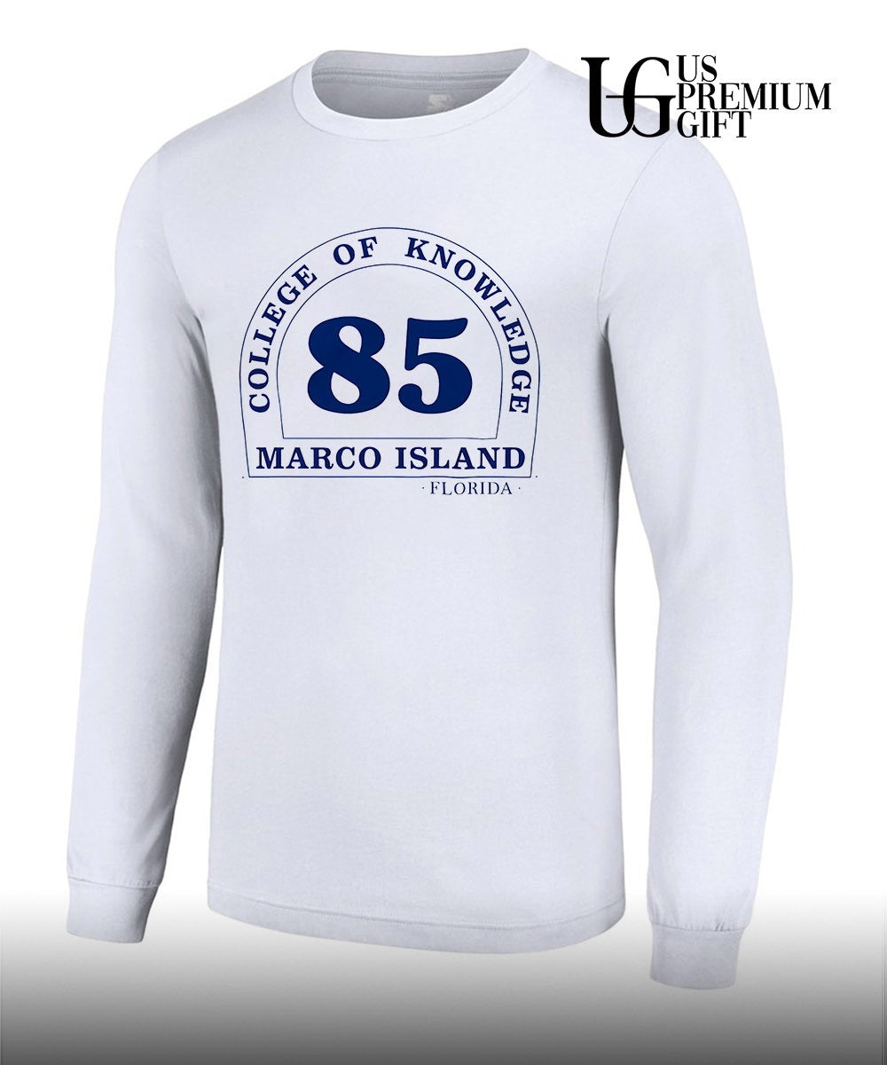 College of Knowledge 85 Marco Island Florida shirt