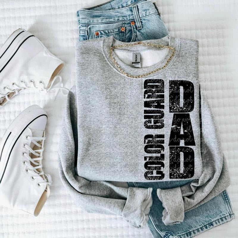 Color Guard Dad DTF Transfers - THIS IS NOT A SHIRT Hoodie, Sweatshirt | HypeDripTees.com