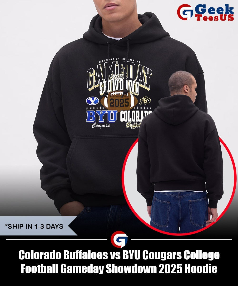 Colorado Buffaloes vs BYU Cougars College Football Gameday Showdown 2025 shirt
