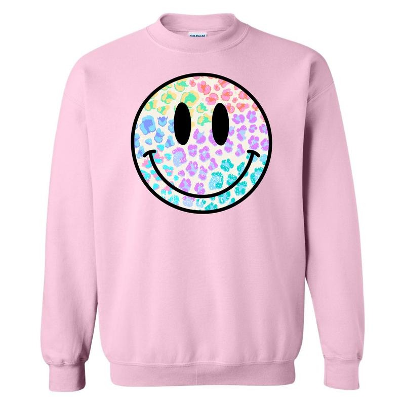 Colorful Cheetah Happy Face Sweatshirt 'NLB' T-Shirts, Hoodie | HypeDripTees.com