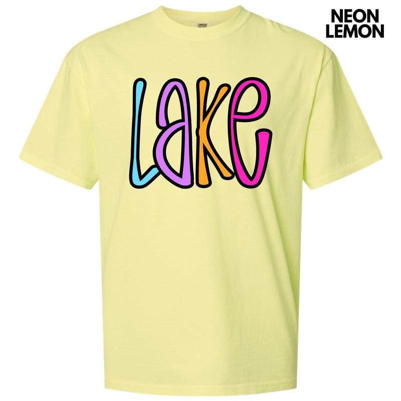 Colorful Lake Comfort Colors T-Shirt 'NLB' Hoodie, Sweatshirt | HypeDripTees.com