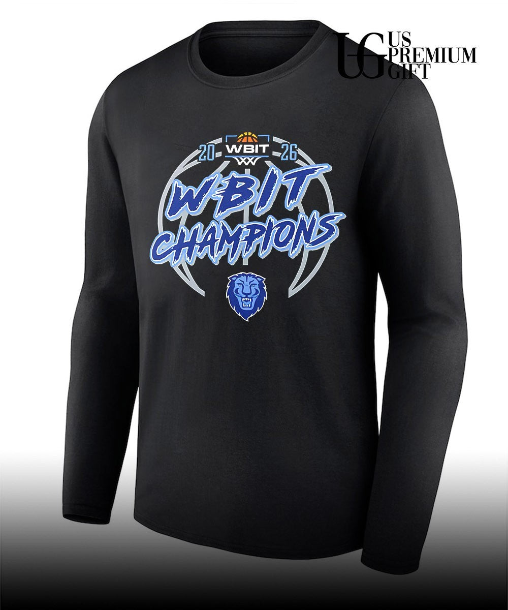 Columbia Lions basketball 2026 WBIT Champions shirt