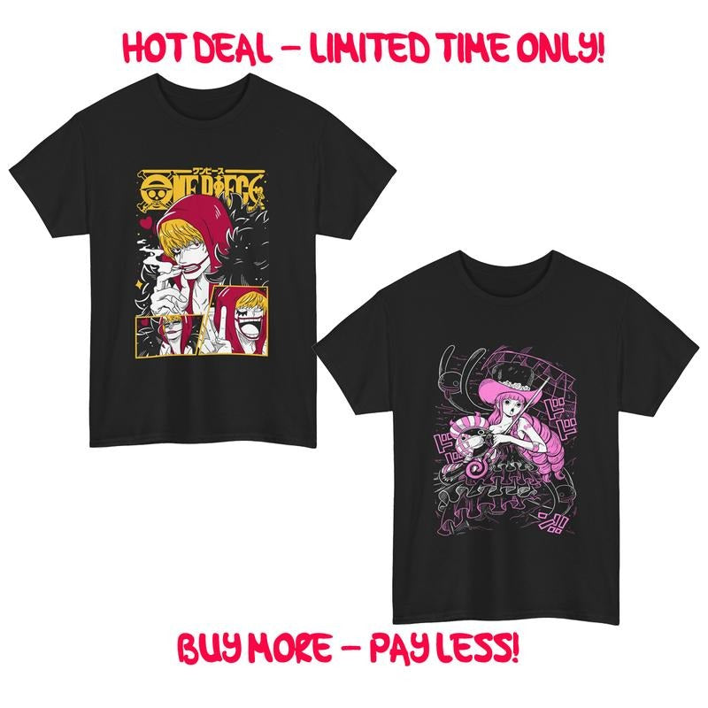 Combo Perona Corazon Anime Unisex T-Shirt Tee ALL SIZES Hoodie, Sweatshirt | HypeDripTees.com