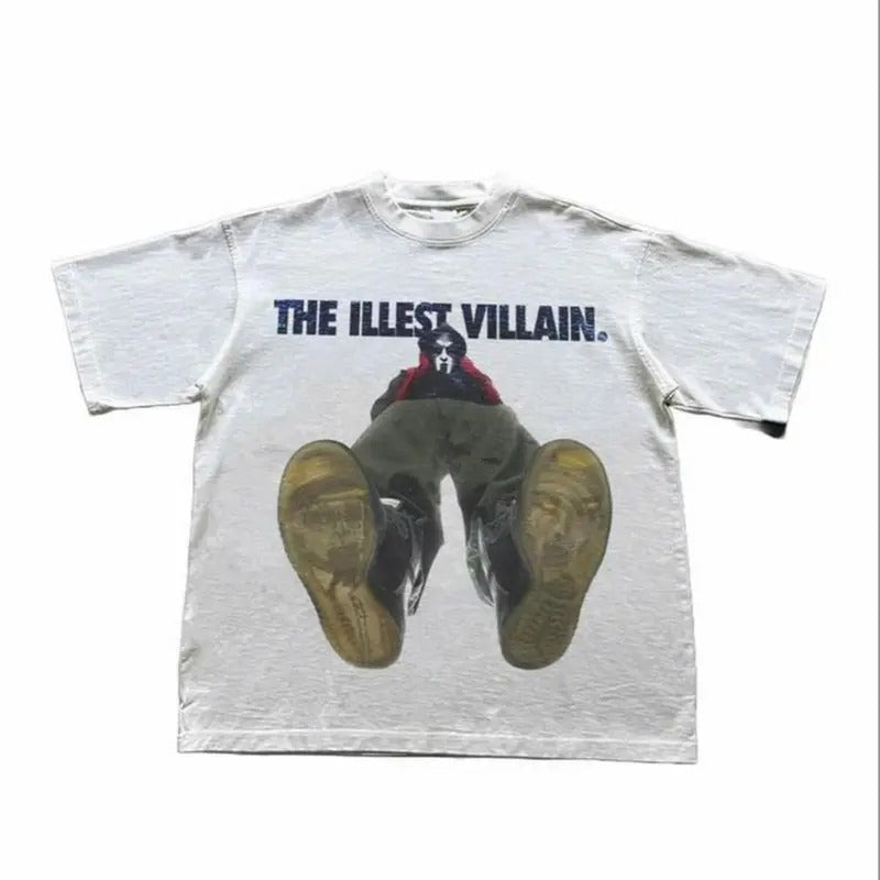 Comfort Color MF Doom The Illest Villain T- shirt, Graphic Tees, Shirt for Him or Her Crewneck Classic Hoodie, Sweatshirt