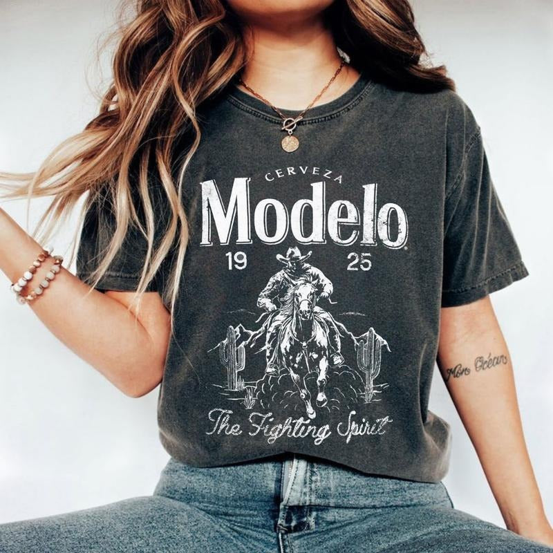 Comfort Color Modelo Shirt, Cerveza Modelo 1925 T-shirt, The Fighting Spirit Tees, Gift For Him Hoodie, Sweatshirt