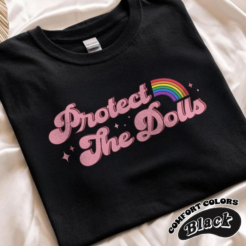 Comfort Color Protect The Dolls T-Shirt, Feminist T-Shirt, Gender Equality Shirt, Human Rights Activist Top, Short Sleeve...