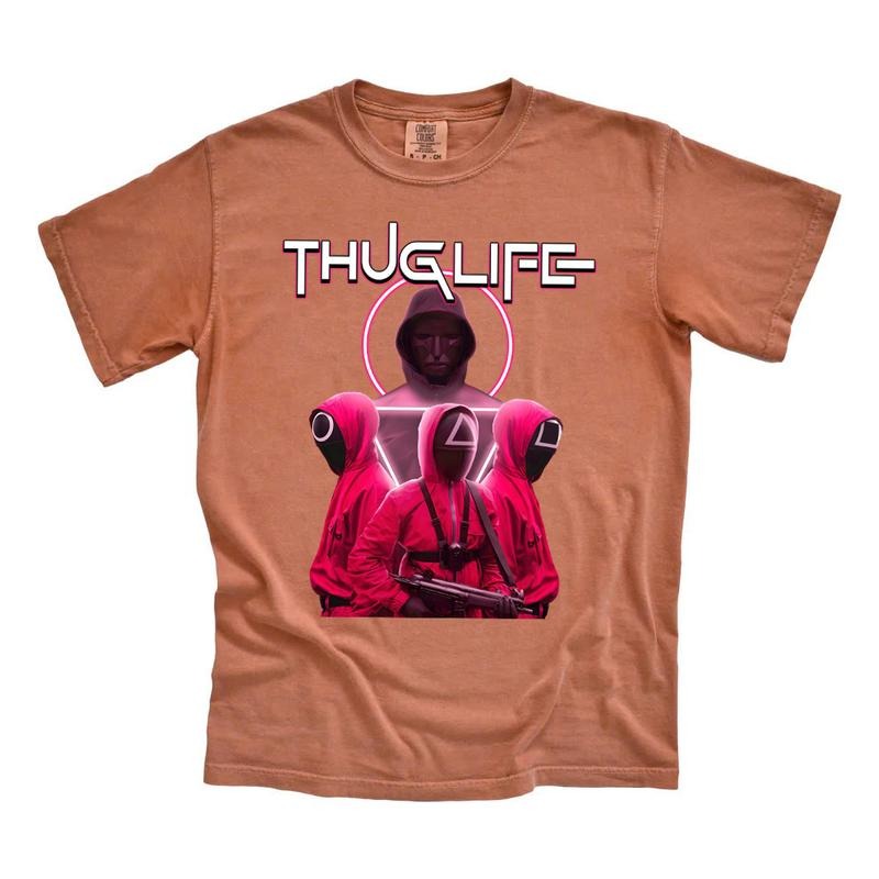 Comfort Colors  Thug Life Squidgame  Shirt Hoodie, Sweatshirt | HypeDripTees.com