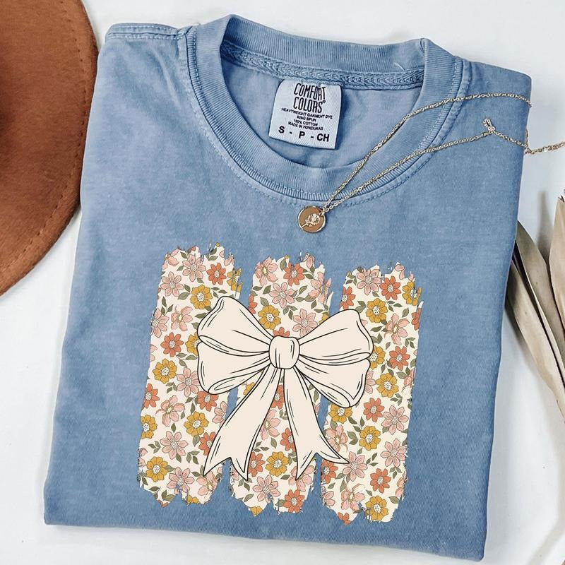Comfort Colors Boho Floral Tee, Boho Summer T-Shirt, Trendy Spring Summer Shirt Hoodie, Sweatshirt | HypeDripTees.com