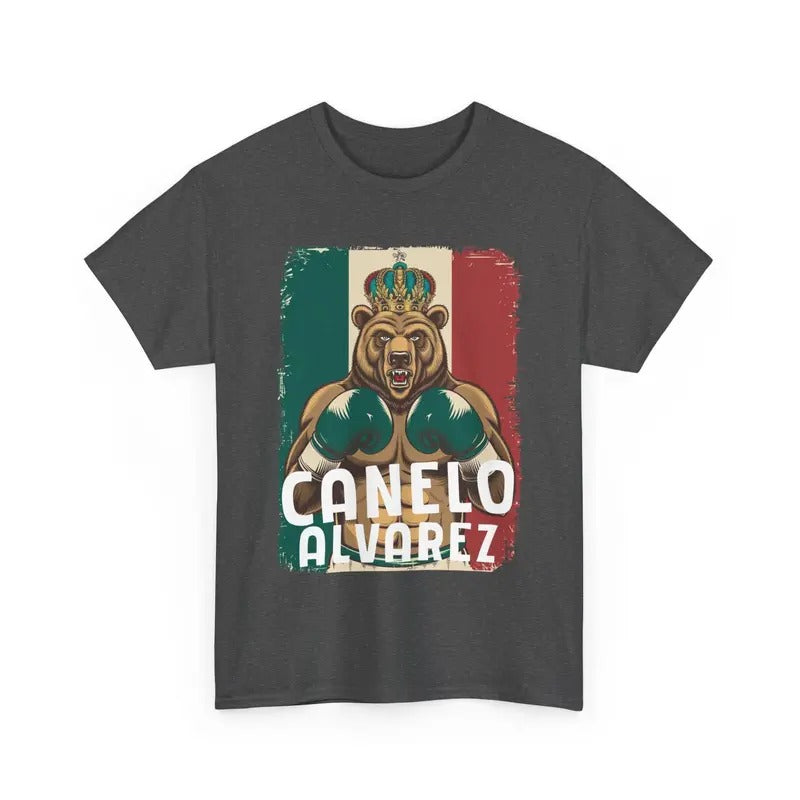 Comfort Colors Canelo Boxing Bear Shirt, Vintage Style Canelo Shirt, Boxing Shirt Hoodie, Sweatshirt | HypeDripTees.com