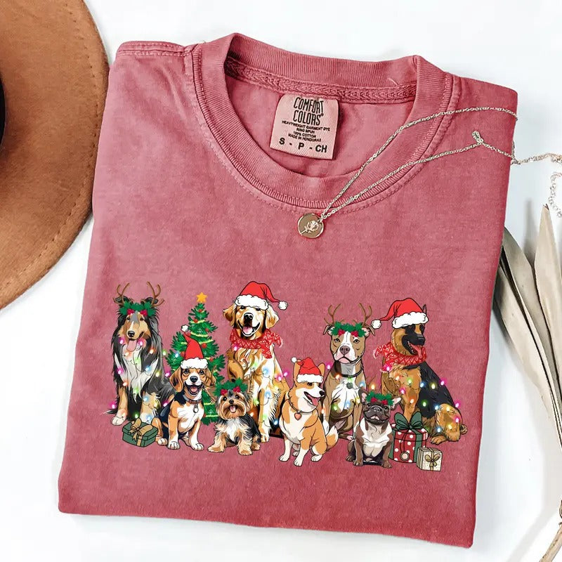 Comfort Colors Dogs Shirt Dog Lover Shirt Cute Dog Lover Dog Mom T-Shirts, Hoodie, Sweatshirt