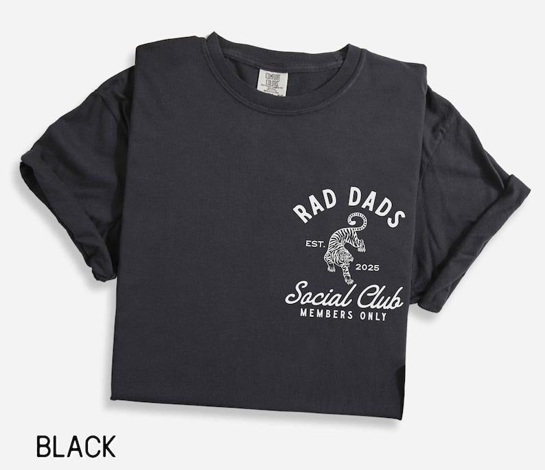 Comfort Colors Dad Shirt Rad Dad Social Club Shirt First Father's Day Gift Vintage Inspired Dad Shirt New Dad Gift...