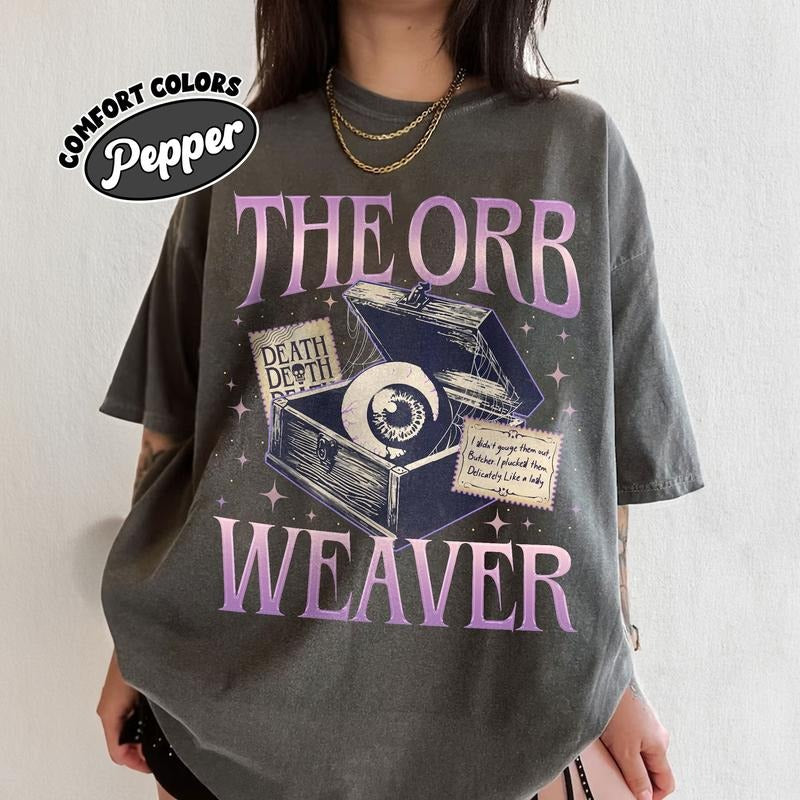 Comfort Colors Dark Romance Fan T-Shirt, The Orb Weaver, Butcher & Blackbird T-Shirt, Gift For Bookish Lover, Brynne...