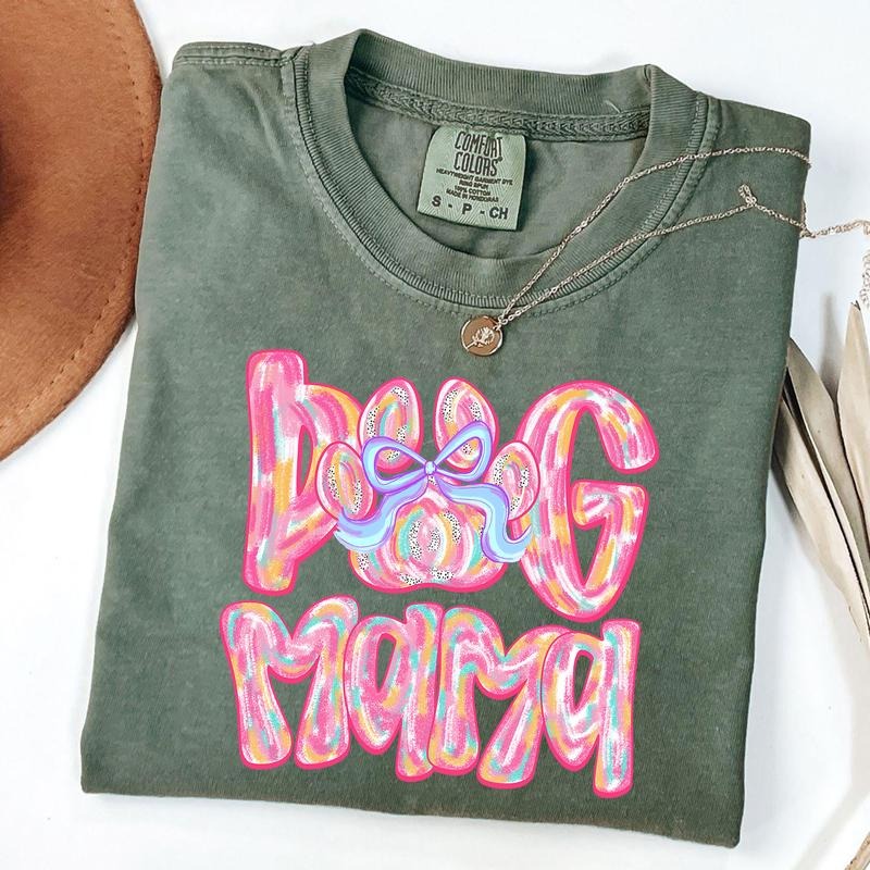 Comfort Colors Dog Mama Tee, Fur Mama Shirt, Dog Lover T-Shirt, Dog Mom Gift Hoodie, Sweatshirt | HypeDripTees.com