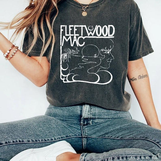 Comfort Colors Fleetwood Mac Shirt, Fleetwood Mac T-Shirt, Sisters Of The Moon Shirt, Vintage Fleetwood Mac T-Shirt, Vintage Music Rock
