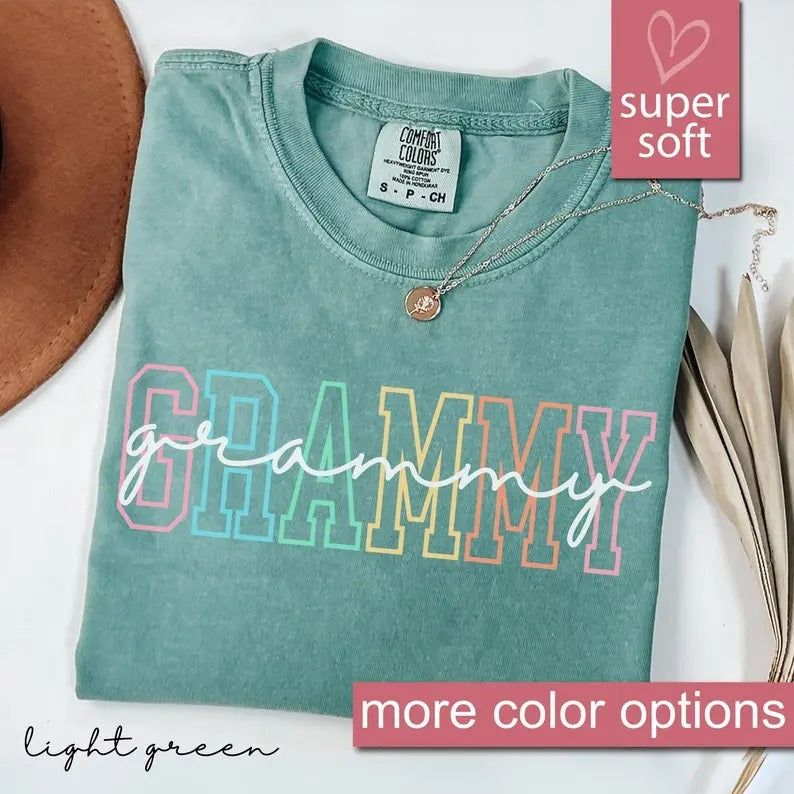 Comfort Colors Grammy T-shirt, Gift For Grammy, Grandma Mothers Day Shirt, Grammy Birthday Shirt, Grandma Shirt For...