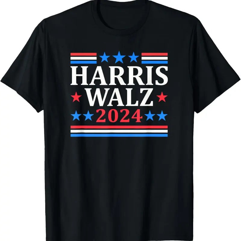 Comfort Colors Harris Walz Waltz 2024 Retro Vintage T-Shirt Hoodie, Sweatshirt | HypeDripTees.com