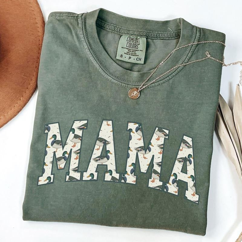 Comfort Colors Hunting Mama Shirt - Duck Hunting Shirt