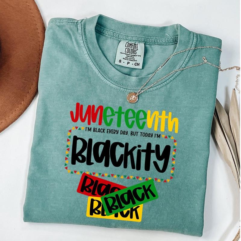 Comfort Colors Juneteenth 1865 Shirt, Emancipation Day Shirt, Black History T-Shirt, Black Freedom Shirt, Unisex T-Shirt...