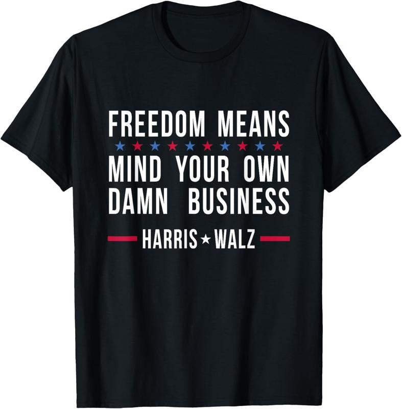 Comfort Colors Kamala Harris Tim Walz Mind Your Own Damn Business T-Shirt Hoodie, Sweatshirt | HypeDripTees.com