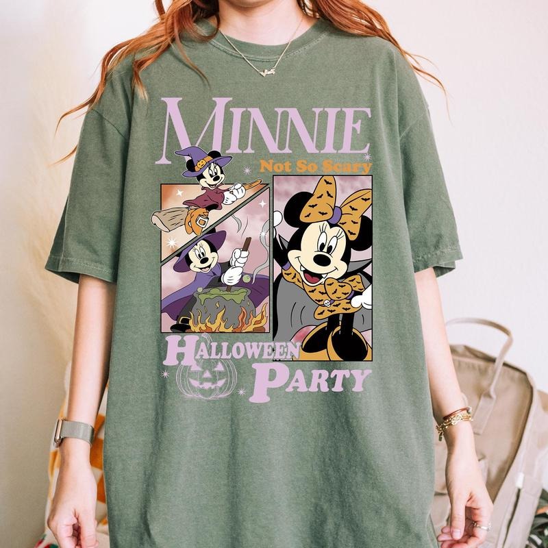 Comfort Colors Min.nie Not So Scary Halloween Party Shirt, Halloween Shirt, Spooky Season Shirt Hoodie, Sweatshirt