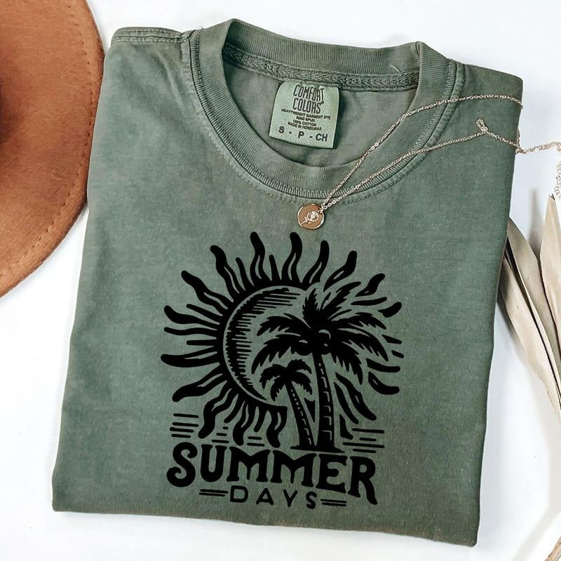 Comfort Colors Retro Summer Shirt, Retro Summer Shirt, Beach, Summer Vacation T-Shirt, Unisex T-Shirt Hoodie, Sweatshirt