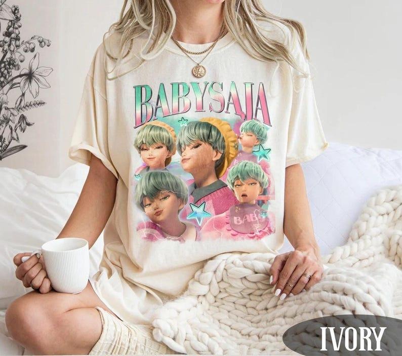 Comfort Colors Saja Boys Kpop Demon Hunters Tshirt Gift ,Saja Boys Team,Mira Pullover For Zoey,Demon Hunter Merch,Baby...