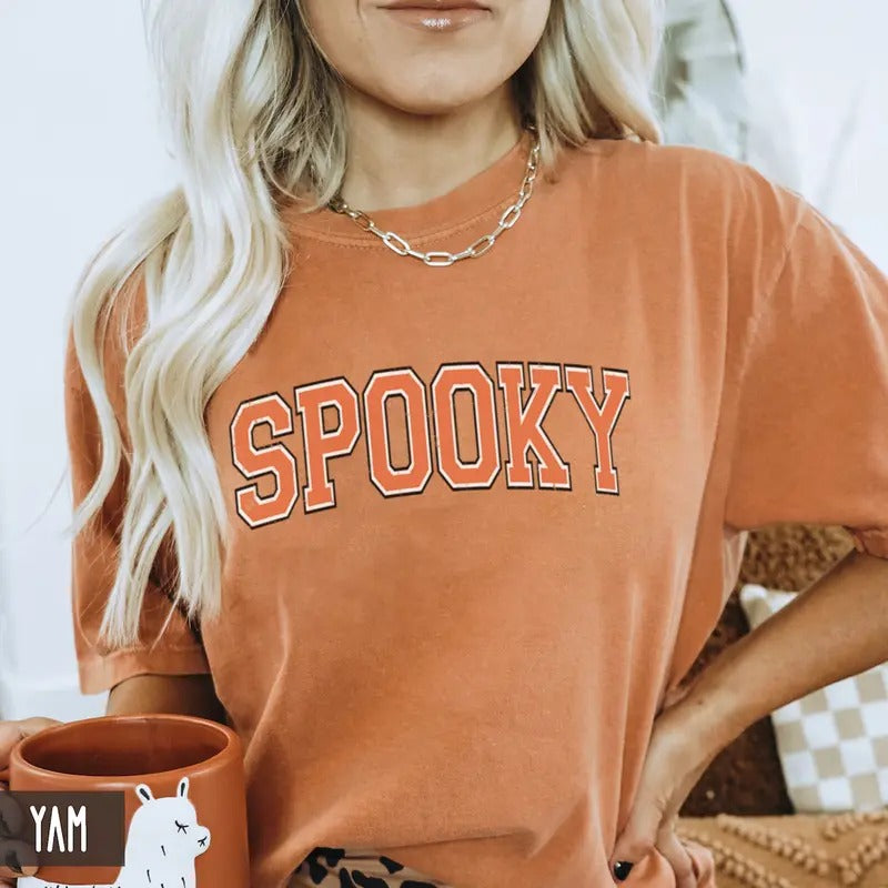 Comfort Colors Stay Spooky T-shirt, Spooky Season, Halloween Shirt, Halloween Gift, Halloween Party Tee, Retro Halloween...
