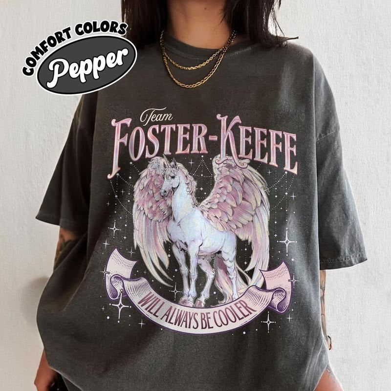 Comfort Colors Team Foster-Keefe T-Shirt, Foster-Keefe Team T-Shirts, Foxfire Academy T-Shirt, Keeper Of The Lost Cities...