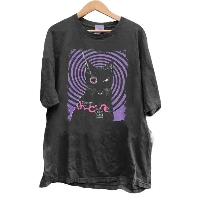 Comfort Colors The Cure The Lovecats Graphic Shirt Menswear  Top Short Sleeve Unisex Tee Hoodie, Sweatshirt