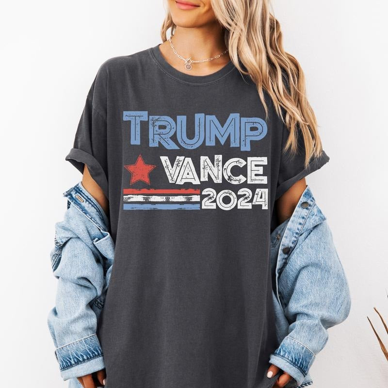Comfort Colors Trump Vance 2024, Make America Great Again, Trump 2024, JD Vance, Republican Shirt, Election Shirt,...