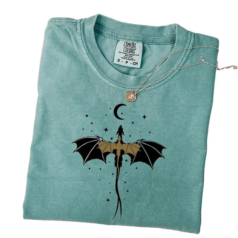 Comfort Colors Vintage Basgiath War College Shirt Fourth Wing Bookish Fantasy Book Dragon Shirt T-Shirts, Hoodie, Sweatshirt
