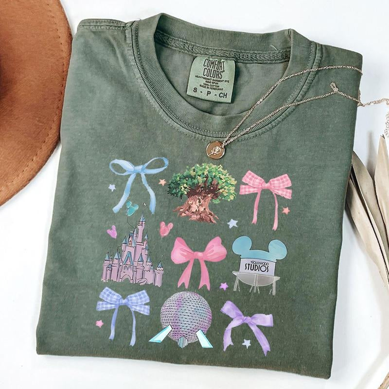 Comfort Colors Whimsical Castle Coquette Shirt, Dreamy Fairytale Park Tee, Enchanted Storybook Adventure Shirt, Fantasy...